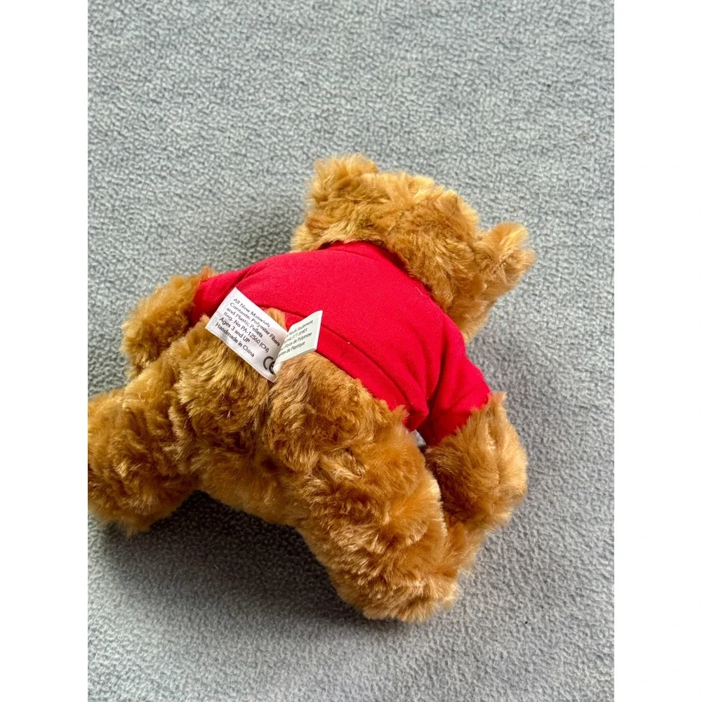 Plushland University of Utah Utes Teddy Bear Red Shirt Mascot Plush 6 inch